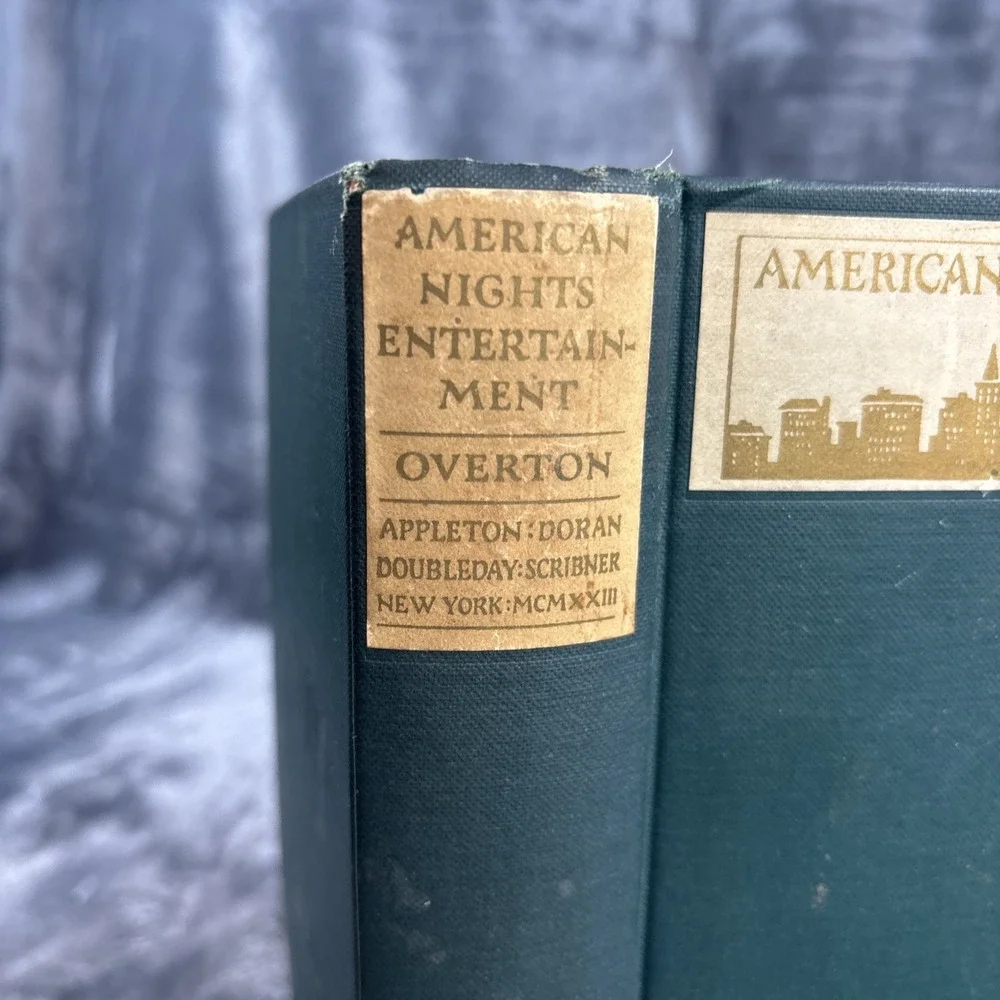 Antique Book American Nights‎ Entertainment 1923 1st edition
